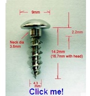 Snow White® asennusruuvit