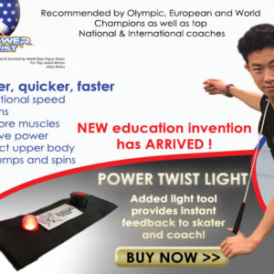 Power Twist taitoluistelu hyppyjen ja piruettien rotaatio harjoittelu väline