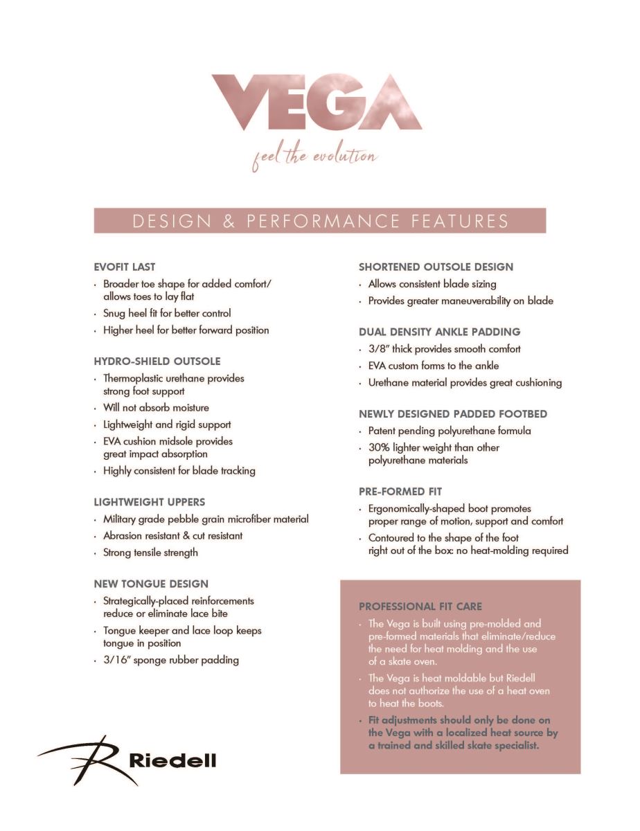 Taitoluistin Riedell Vega Taitoluistin Riedell Vega